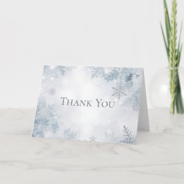 Winter Birthday Thank You Cards Elegant Snow Tack Kort