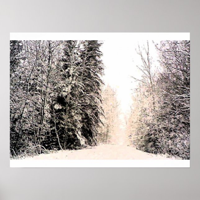 WINTER BLÄCK POSTER (Framsidan)