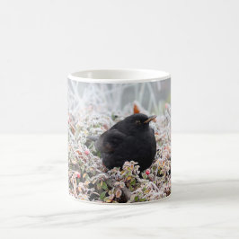 Winter Blackbird Kaffemugg