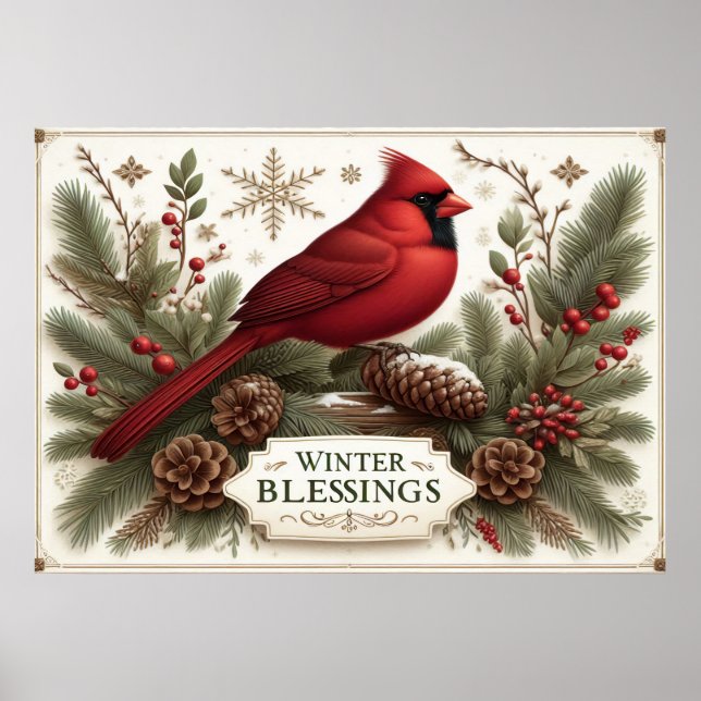 Winter Blessings Poster (Framsidan)