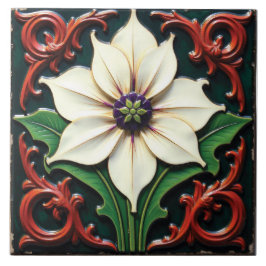 Winter Bloom Kakelplatta