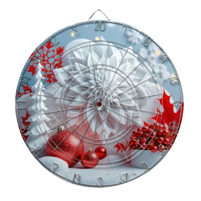 Winter Blossom Composition Darttavla (Framsidan)