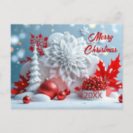 Winter Blossom Composition Vykort