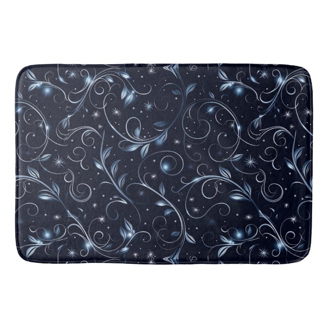 Winter Blue Bath Mat Badrumsmatta (Framsidan)