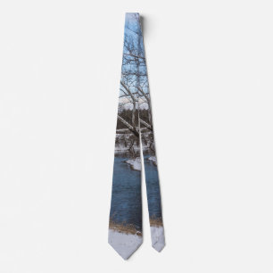 Winter Blue James River Neck Tie Slips