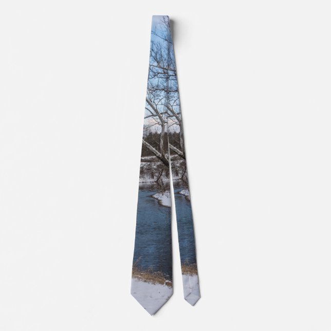 Winter Blue James River Neck Tie Slips (Framsida)