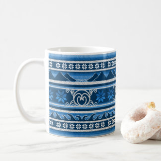 Winter Blue Nordic Design Kaffemugg