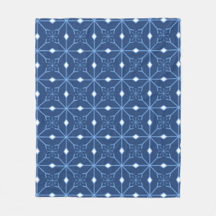 Winter Blue Snö och Ice Fleece Blanket
