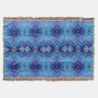 winter blue tone Throw Blanket Filt