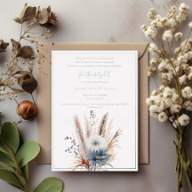 Winter Boho Blommigt Bröllop | Vit