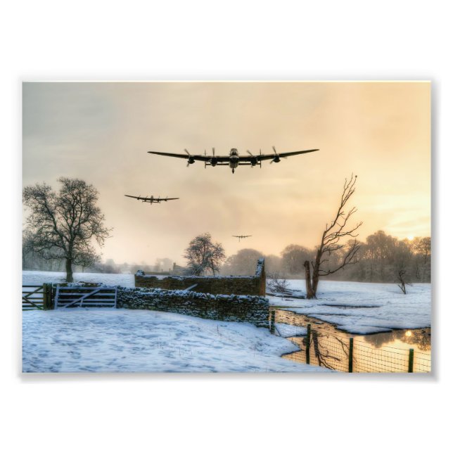 Winter Bombers Fototryck (Framsidan)
