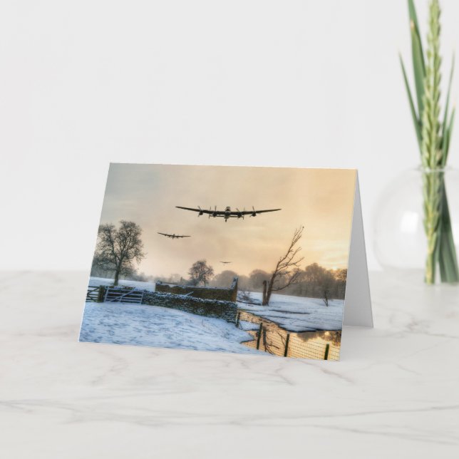 Winter Bombers Helgkort (Framsida)