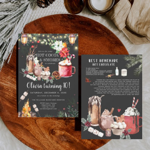 Winter Bonfire Birthday Choklad och Hett