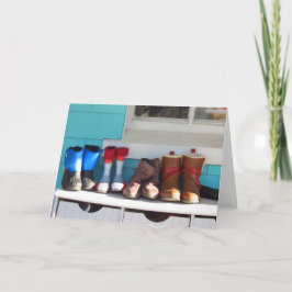 Winter Boots All in a Row - Martha's Vineyard Kort