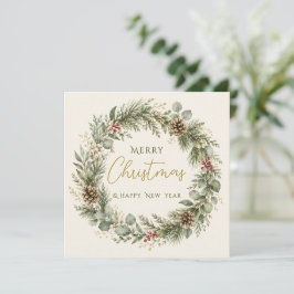 Winter Botanica | God Jul & Gott Nytt År Julkort