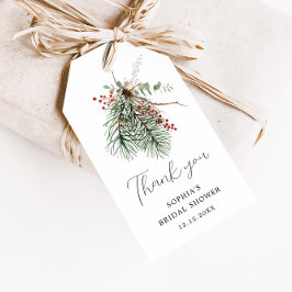 Winter Botanical Bouquet Presentetikett