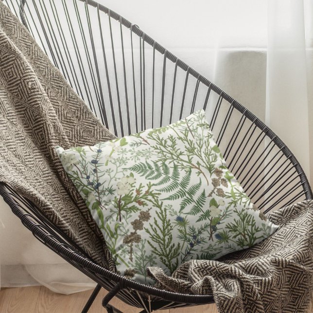 Winter Botanical Kudde (Skapare uppladdad)