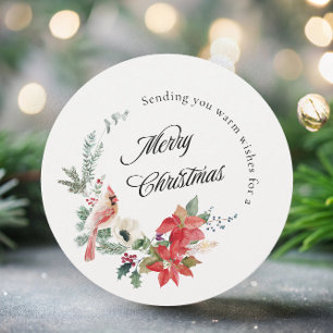 Winter Botanicals God jul Julkort