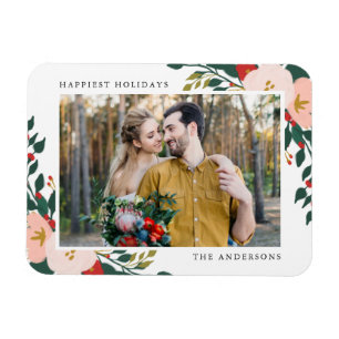 Winter Botanicals Helgdag Photo Magnet