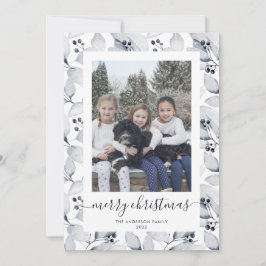 Winter Botanicals Photo God jul cards Julkort