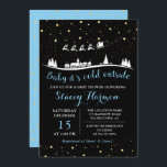 Winter Boy Baby sitt Kall utanför Blue Baby Shower Inbjudningar<br><div class="desc">Winter Boy Baby sitt Kall utanför Blue Baby Shower-inbjudan</div>