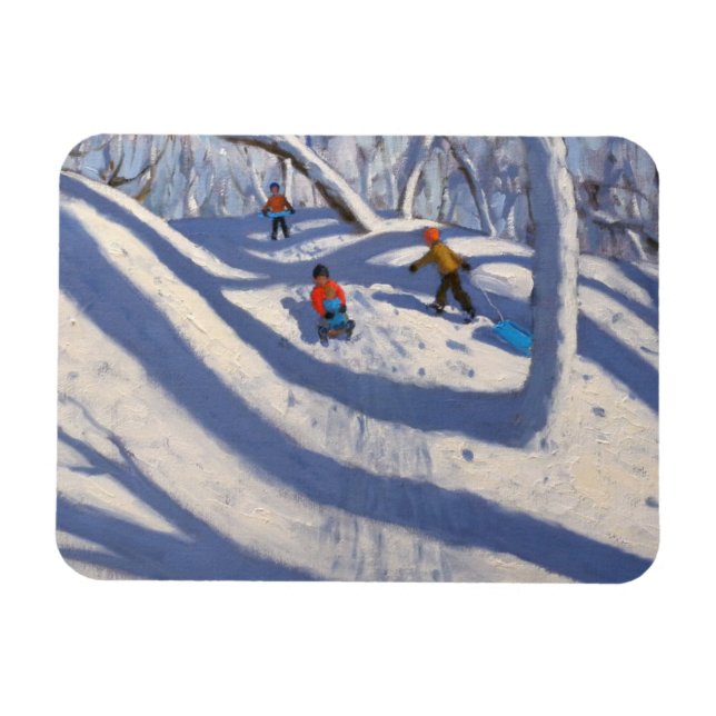 Winter Bramcote Nottingham 2008 Magnet (Horisontell)