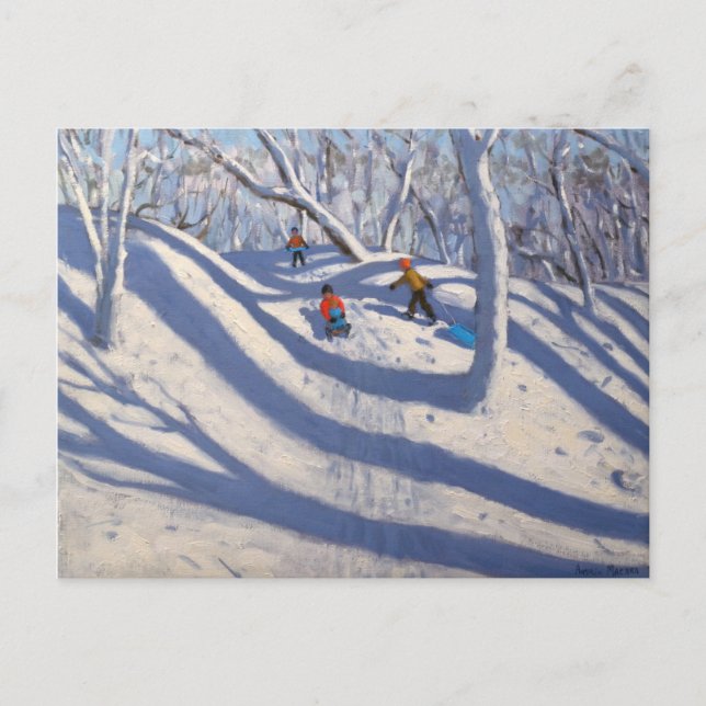 Winter Bramcote Nottingham 2009 Vykort (Framsida)