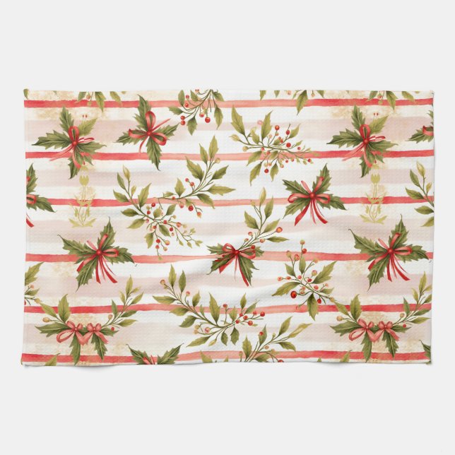 Winter Branches, Christmas, Author Natasha Us   Kökshandduk (Horisontell)