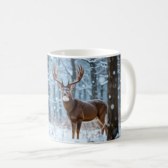 Winter Buck Coffee Mugg (Framsida höger)