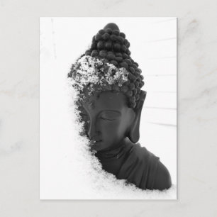Winter Buddha Vykort