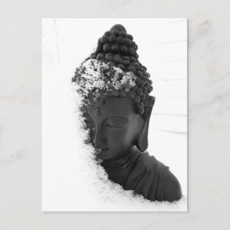 Winter Buddha Vykort