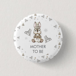 Winter Bunny Ice Skate Mother To Be Baby Shower Knapp
