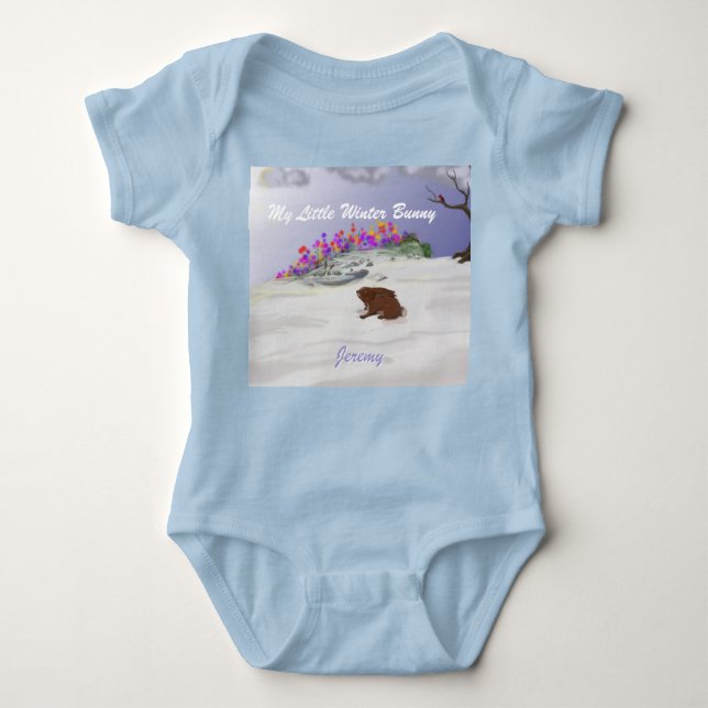 Winter Bunny T Shirt (Framsida)