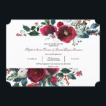 Winter Burgundy Blommigt Gräs Ram Bröllop Inbjudningar<br><div class="desc">Elegant,  Burgundy,  Vit Blommigt-kortdesign. Den har en fantastisk Burgundy,  vit vattenfärgsfärgad blommigt,  gräs ram,  unika blommigt-pilar med hjärtan som delare. Använda Anpassa verktyg om du vill lägga till din information. Om du vill ha matchande objekt kan du besöka min Winter-Blommigt Bouquet-samling.</div>