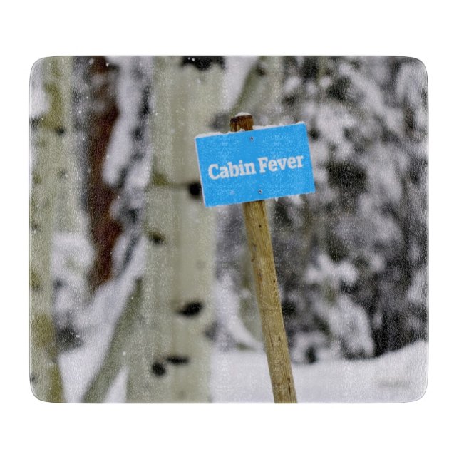 Winter Cabin Fever Julhelg Snö (Framsidan)