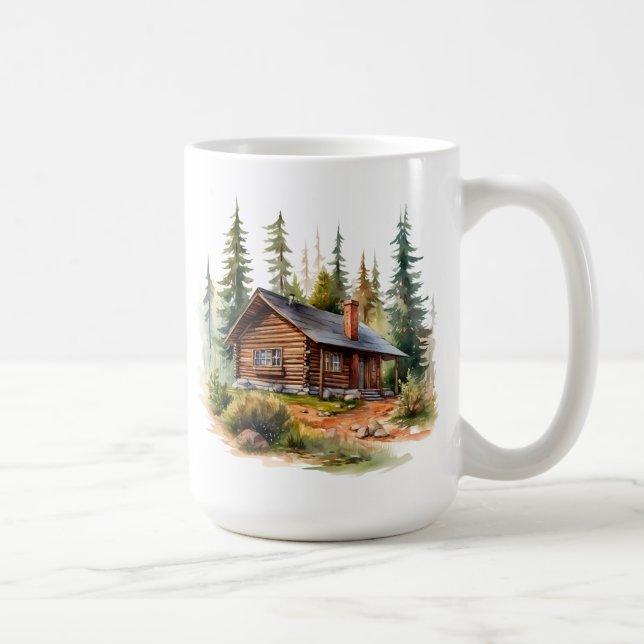 Winter Cabin Mugg (Höger)