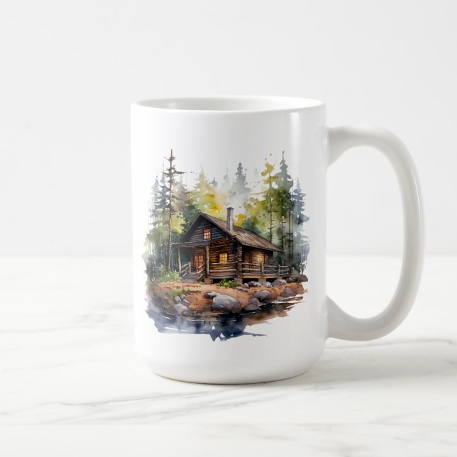 Winter Cabin Mugg (Höger)