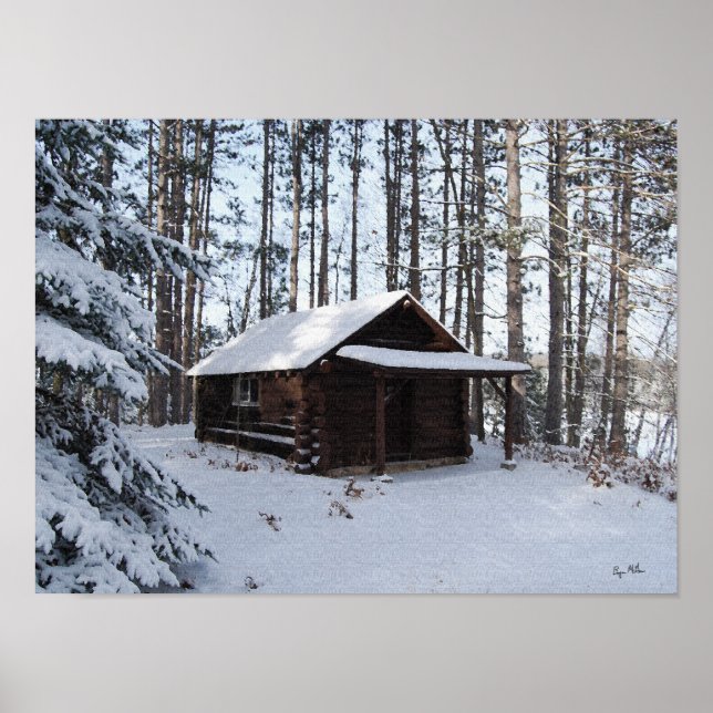 Winter Cabin Poster (Framsidan)