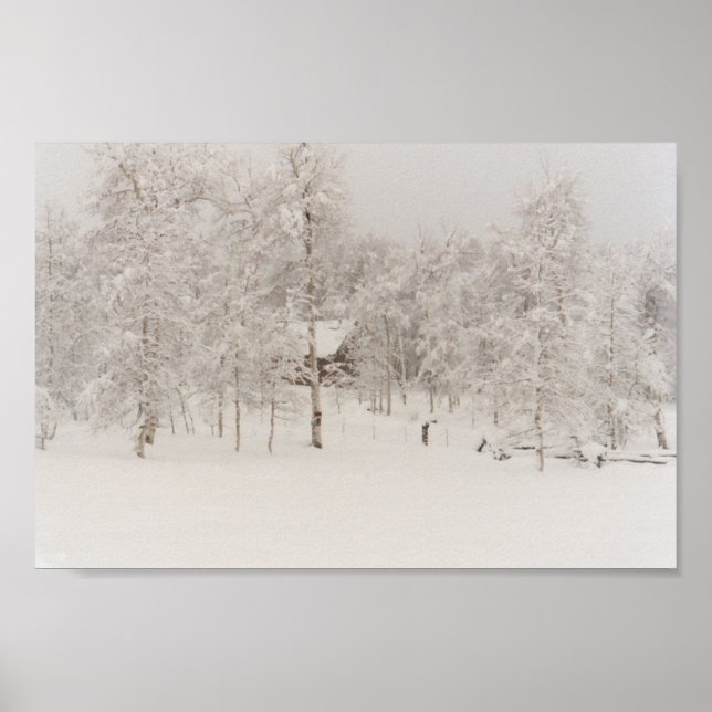 Winter Cabin Poster (Framsidan)