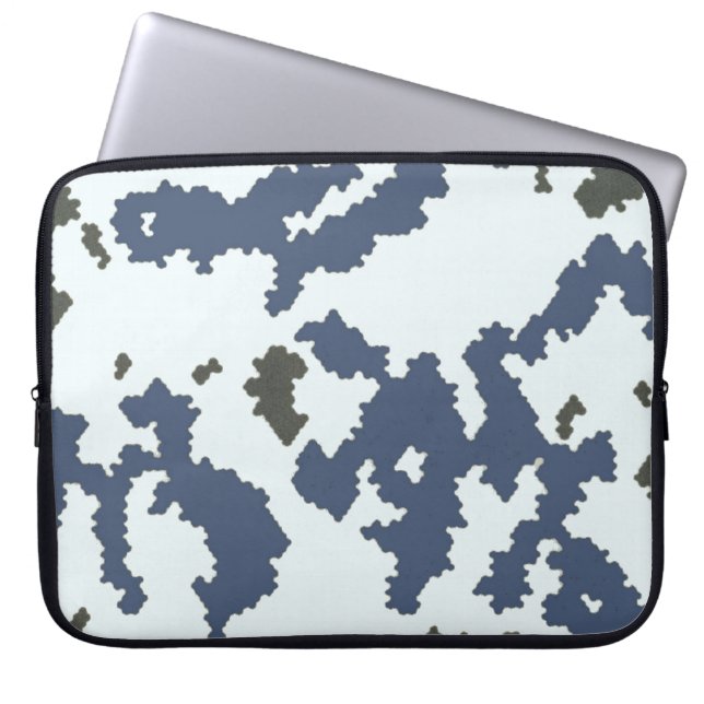 Winter Camouflage Laptop Sleeve (Framsidan)