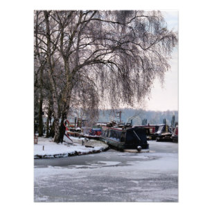WINTER CANAL FOTOTRYCK