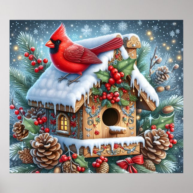Winter Cardinal Poster (Framsidan)