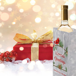 Winter Cardinals och Gräs Gift Bag