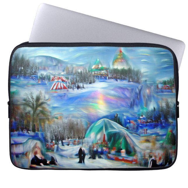 Winter Carnival Laptop Fodral (Framsidan)