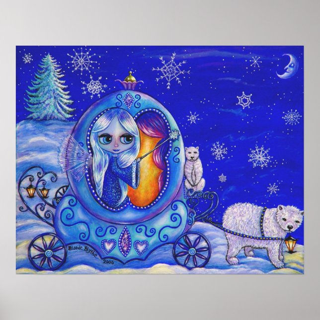 Winter Carriage Ride Poster (Framsidan)