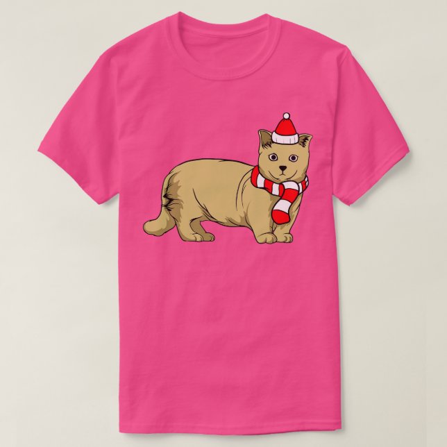 Winter Cat T Shirt (Design framsida)
