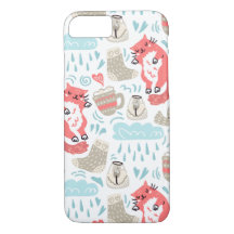 Winter Cats iphone case