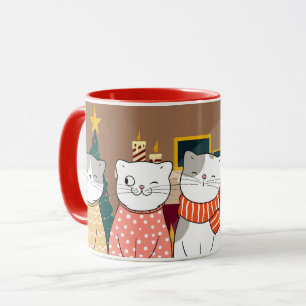 Winter Cats Mugg