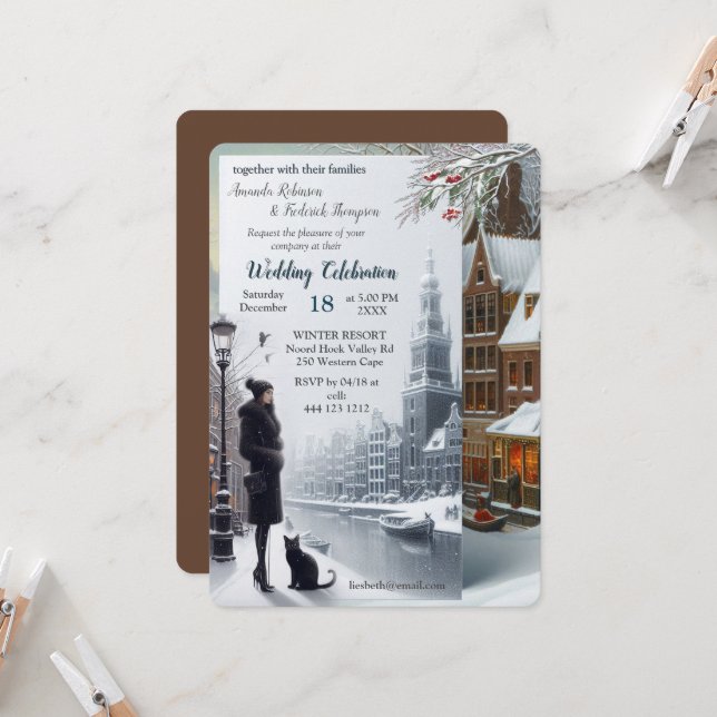 Winter Celebrations in Amsterdam Inbjudningar (Fram/Back In Situ)