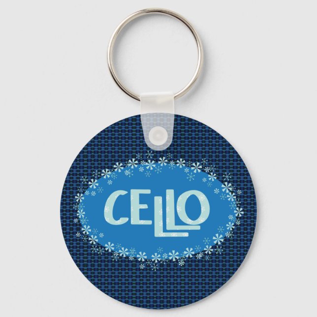 Winter Cello Nyckelring (Framsida)